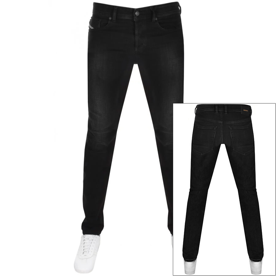 Alternative Image for ProductDiesel Sleenker Skinny Fit Jeans Black1